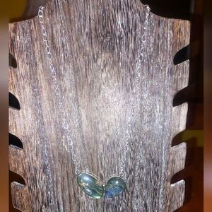 Dual Stone Labradorite Necklace